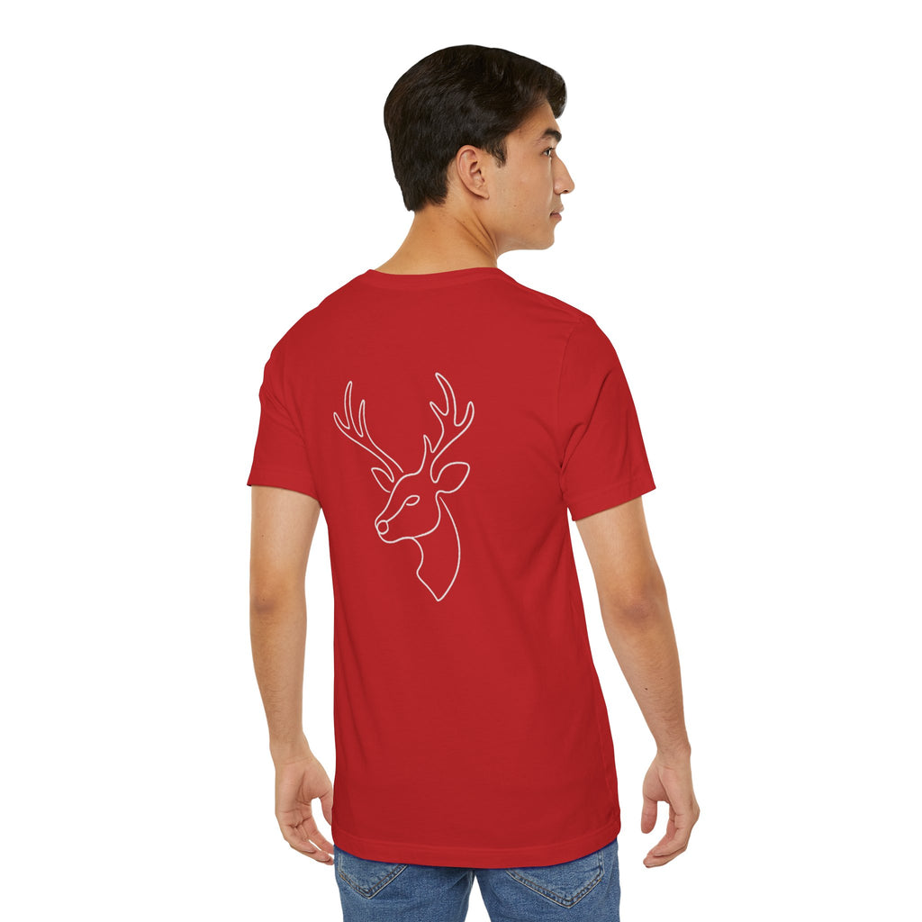 Reindeer handwritten Short Sleeve Tee