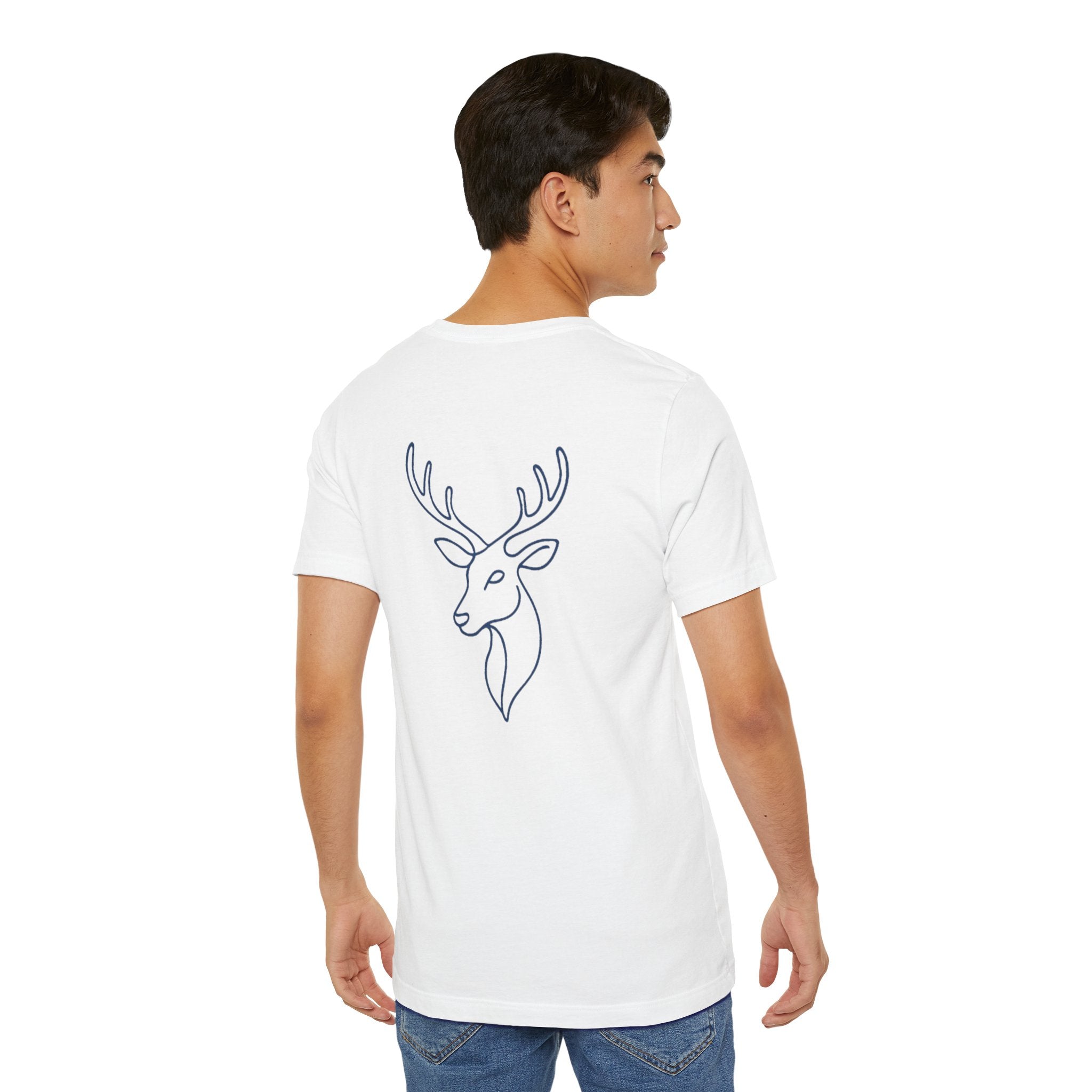 Reindeer handwritten Short Sleeve Tee
