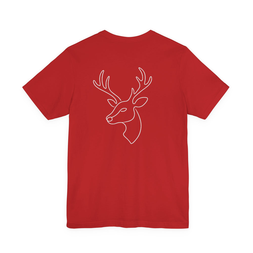 Reindeer handwritten Short Sleeve Tee