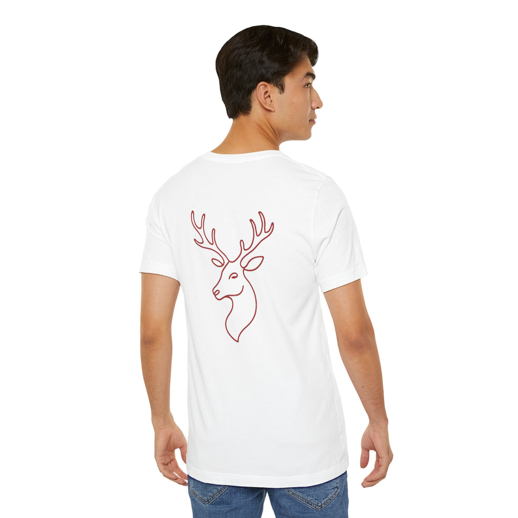 Reindeer handwritten Short Sleeve Tee