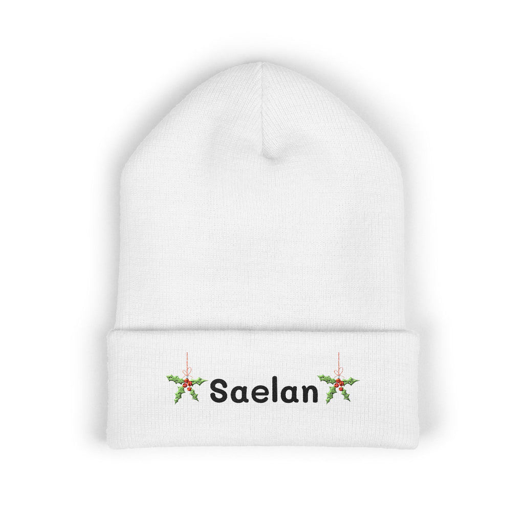 Saelan Christmas Beanie (Embroidery)