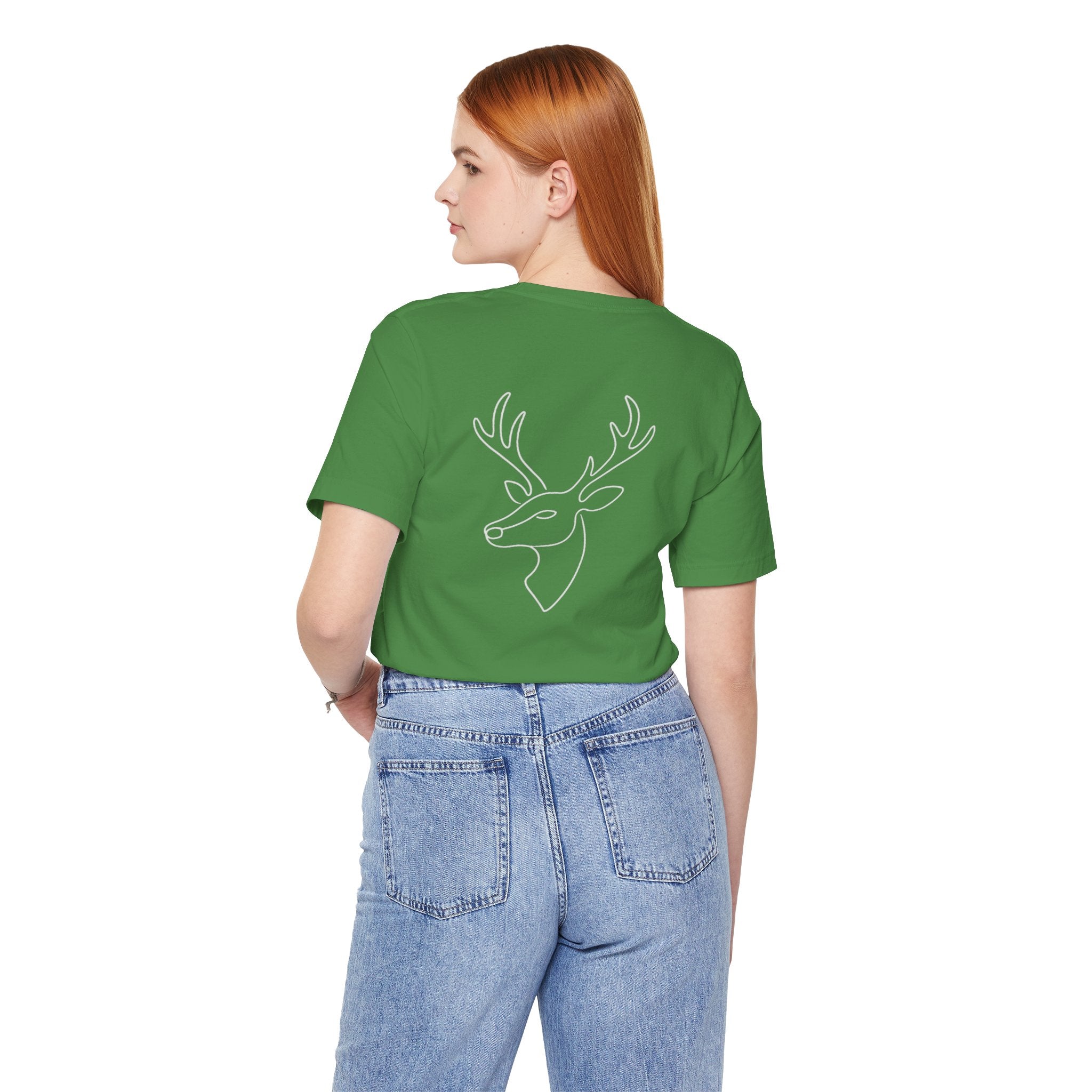 Reindeer handwritten Short Sleeve Tee
