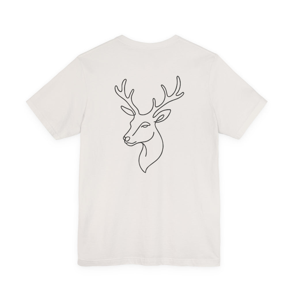 Reindeer handwritten Short Sleeve Tee
