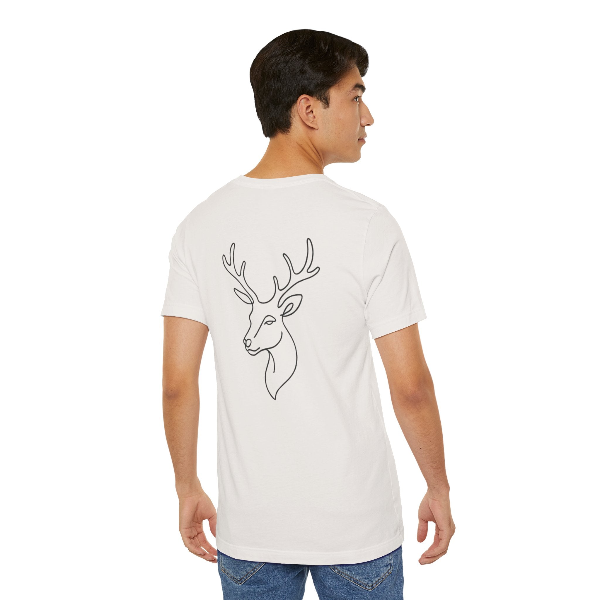 Reindeer handwritten Short Sleeve Tee