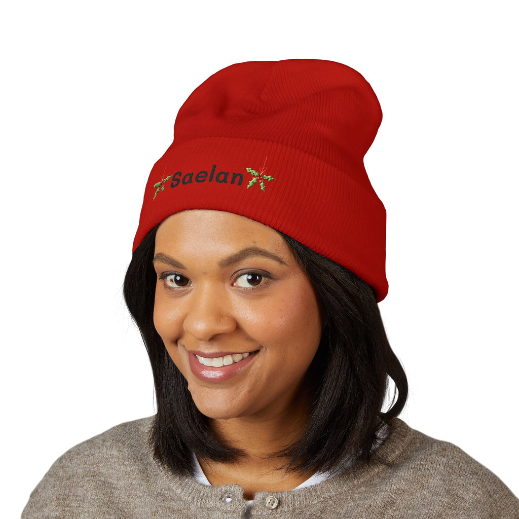 Saelan Christmas Beanie (Embroidery)