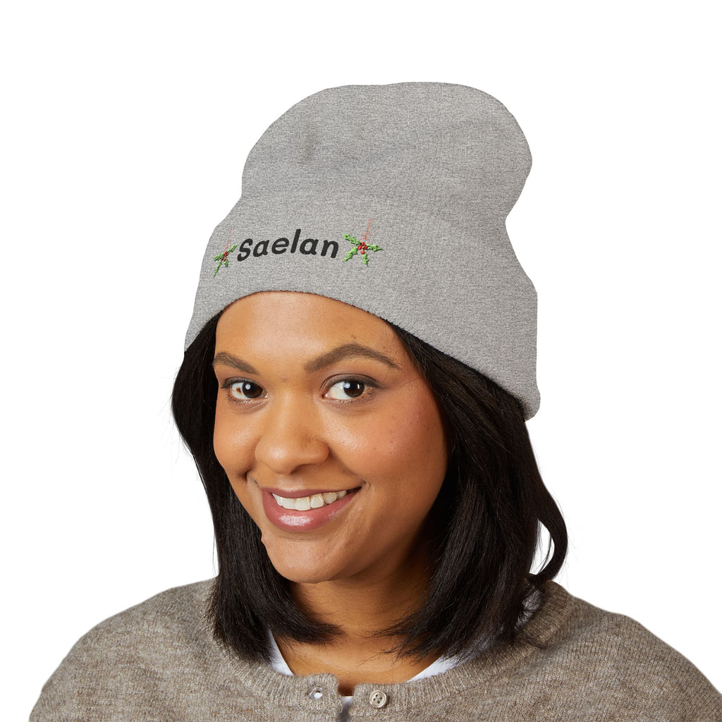 Saelan Christmas Beanie (Embroidery)