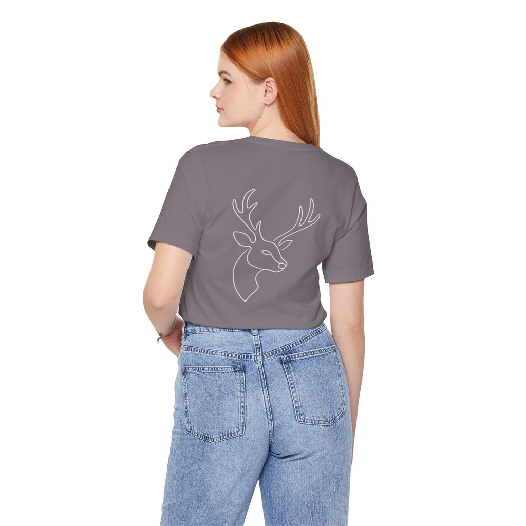Reindeer handwritten Short Sleeve Tee